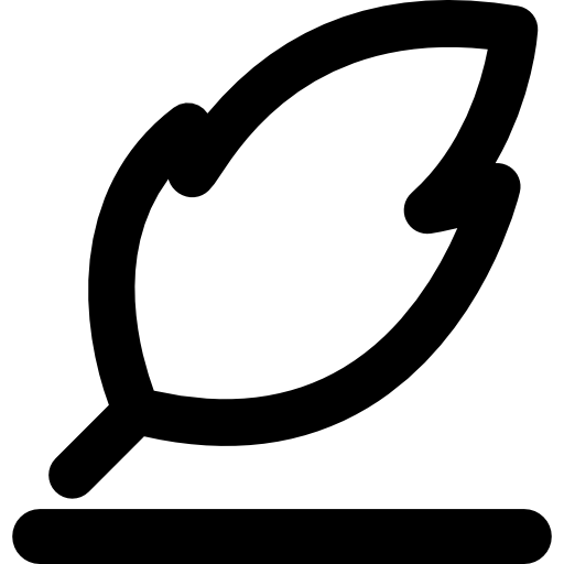 Feather writing tool